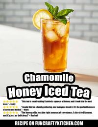 Learn how to make the perfect Chamomile Honey Iced Tea with this easy recipe. A refreshing, naturally sweetened drink ideal for summer or relaxation.