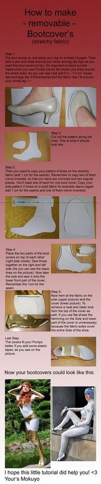 How to make Bootcovers Part 2 of 2 - removable by Mokuyo on DeviantArt