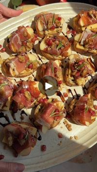 Gouda, Apple & Prosciutto Crostini with candied walnuts, honey & balsamic 😍 #RothPartner #holidayseason #thanksgiving #entertaining | Crowded Kitchen