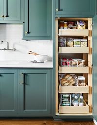 Turn Shelves Into Drawers