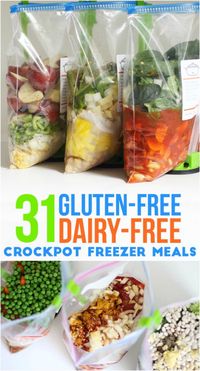 31 Gluten Free Freezer Meals