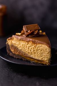 Creamy Milk Chocolate Peanut Butter Pie - Baker by Nature