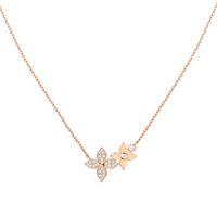 LOUIS VUITTON® - Idylle Blossom Necklace, Pink Gold And Diamonds - Pink Gold