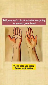 Roll your wrist for 5 minutes every day to protect your hearts healthy tips. sore throat remedies for adults cranial nerves sciatic nerve pain