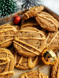 Chewy Gingerbread Latte Cookies