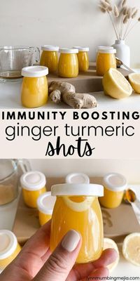 Immunity Boosting Ginger Turmeric Shots | Lynn Mumbing Mejia