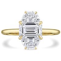 Touched By A Diamond: Framed Diamond Engagement Rings