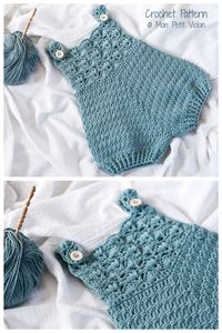 Baby Romper Free Crochet Patterns & Paid - DIY Magazine