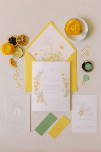 Mediterranean Countryside Wedding Inspiration In Shades Of Yellow