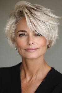 40 Chic Short Hairstyles for Older Women