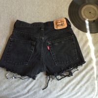 Black Levi shorts Black short shorts Urban Outfitters Jeans