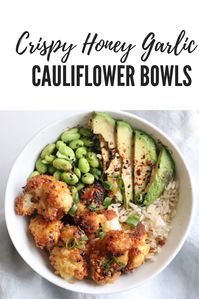 Making crispy cauliflower in the oven is actually really easy. With the major bonus of falling into the category of healthy one pan meals, this buddha bowl recipes is fuss free with minimal clean up! Plus this recipe is sure to please all the veggie lovers in your life! #lindsaypleskot #registereddietitian #crispycauliflower #cauliflowerbowls #cauliflowerrecipes #makefoodfeelgood