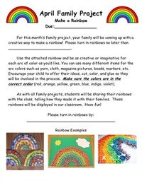 Monthly-Family-Projects-806580 Teaching Resources - TeachersPayTeachers.com