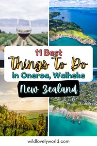 Oneroa is a cute little village with plenty of character and charm, located on the beautiful Waiheke Island (NZ's Island of Wine!) just 40 minutes from Auckland by ferry. Here are 11 awesome things to do in Oneroa - perfect for your day in paradise! #wildlovelyworld #newzealand #waihekeisland #oneroa #northisland #auckland