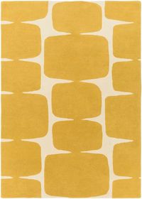 Langley Street Baltwood Hand-Tufted Wool Yellow Area Rug | Wayfair