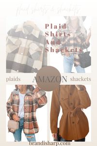 Looking for a stylish and affordable fall outfit? Check out these Amazon Plaid Shirts Fall Outfit Ideas! They're perfect for layering over a t-shirt or under a sweater. Pair them with your favorite jeans or leggings and you're good to go! These are Brandi Sharps Affiliate links and her top picks! Click Follow