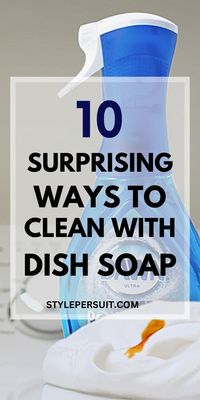 Discover 20 clever ways to use Dawn dish soap for all your cleaning needs! From creating a powerful DIY cleaning solution to tackling laundry stains, these Dawn dish soap uses make household tasks easier. Try DIY cleaning hacks with homemade cleaning solutions and stock up on homemade cleaning supplies for an eco-friendly approach. Perfect for deep cleaning hacks, bathroom cleaning hacks, and even DIY home cleaning, Dawn is your ultimate helper.