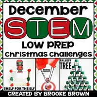 ***NEWLY UPDATED!!!***Check out my Video Tour and Demo of all components on YouTube below!LOW PREP CHRISTMAS STEM CHALLENGES VIDEOThis Christmas/Holiday STEM/STEAM package is perfect to engage your elementary engineers in December! Three STEM challenges and one Bonus Brainbuilder are provided and ca...