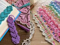 Beautiful Decorative Bookmarks - Free Crochet Patterns