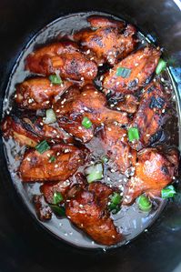 Slow Cooker Chicken Teriyaki Wings