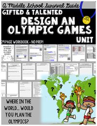 Design Your Own Olympic Games! tudents work to research and design a bid to hold the next Olympic Games in a city of their choice!