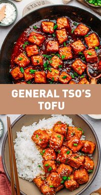 General Tso's Tofu - Full of Plants