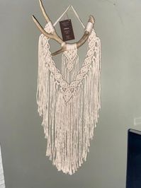 Macrame Deer Antler/ Macrame Deer Shed Wall Hanging/ Deer Antler Home Decor/ Boho Macrame Wall Hanging/macrame Gift - Etsy