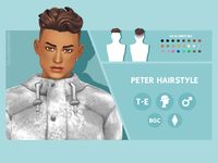 The Sims Resource - Peter Hairstyle