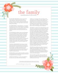 LDS The Family Proclamation to the World by alexazdesign