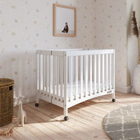 A compact, portable, folding version of the London full-size crib. The modern, mission style London Euro Mini Crib is designed for small space living and easy storage. Ideal for apartments, condos or as a second crib for grandparents’ homes. It’s a sophisticated alternative to a bassinet. Pair the Child Craft London Mini Crib with our Harmony Furniture Collection to create a look that’s uniquely yours.