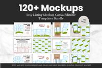 120 Canva Mockup For Etsy Shop Templates