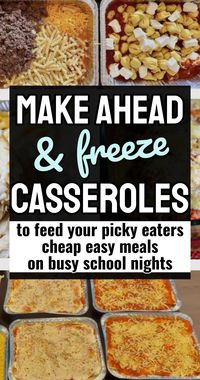 Casserole recipes for dinner - freezer meals make ahead for 2 dinner ideas easy quick busy mom families weeknight meals families dinner make ahead dinners for picky eaters make ahead casserole to freeze, best make ahead freezer casseroles, easy freezer casseroles make ahead, cheap dinners for a family budget weekly meals menu planning easy best freezer meals make ahead casseroles.