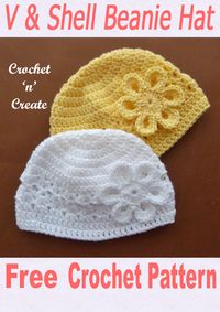 Make this V and shell baby beanie hat to match my collared coat pattern, fits approx 0-3 month baby and would be a lovely gift for a baby shower etc. CLICK and scroll down the page for the pattern. | #crochetbabybeanie #crochetbabyvandshellset #crochetbabypattern #crochetncreate #crochet #howto #crochetpattern #freecrochetpattern #easypattern #freepattern #forbeginners #diy #crafts #crochetaddict #followforcrochet