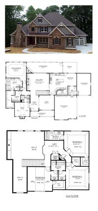 French Country House Plan 50263 | Total Living Area: 3290 sq. ft., 4 bedrooms and 4 bathrooms. #frenchcountry