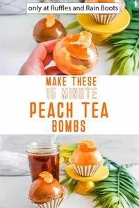 I love how easy it is to make these peach tea bombs. They're so simple and the flavor is a bright spot in the sea of bland drink options. Perfect summer treat for anyone who loves a glass of sweet tea. Snag the recipe here to make these tik tok southern peach tea bombs.