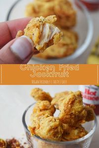 Chicken Fried #Jackfruit! Crispy, easy, and tasty! Perfect as an appetizer or as part of a meal! #Vegan