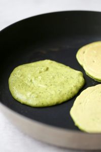 Savory Chickpea Flour Falafel Pancakes! These easy, protein-packed, gluten-free pancakes are a staple in our house. Thanks to lots of herbs their full of flavor and kid-friendly! #vegan #chickpeaflour #savorypancakes #pancakes #chickpeaflourpancakes #falafel #veganfalafel #veganpancakes #savoryveganpancakes #savoryfalafelpancakes #savorychickpeaflourpancakes #glutenfree #glutenfreepancakes #savoryglutenfreepancakes #proteinpancakes via theconscientiouseater.com