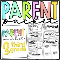 This resource is updated prior to each new school year!Get ready for Open House, Back-to-School Night, and everything else in between! Use this parent packet to help inform your parents about everything they need to know about your classroom. I have made this packet mostly ALL EDITABLE in order that you can make the needed corrections to fit you, your classroom, routines, expectations, etc. Simply edit this product to fit YOUR classroom, but feel free to use the premade pages, letters, and wordi