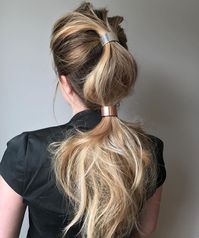 Trendiest Ponytail Hairstyle for Long Hair, Easy Ponytails