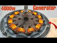 i turn celling fan into a 220v Generator Using Strong Permanent Magnet activity.... - YouTube