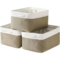 Tegance Fabric Storage Baskets Bins KEEP YOUR HOME ORGANIZED Multi-Function: 1.STORAGE: Tegance Storage Bin provide solution to most storage needs, keep your home nice, tidy, organized; 2.SORT: Classify items of different seasons or purposes etc, save your time; 3.DECORATE: Neutral Color Minimalist Design Basket can be integrated into any home decorations and styles Material: Polyester Cotton Blend; Waterproof EVA; Linen; Metal Rod Frame; Cotton Rope Handles Application: Bedroom, Livingroom, Bat