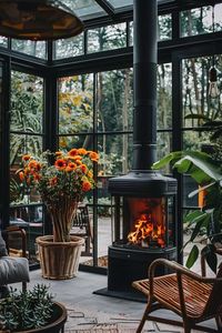 Cozy Sunroom Fireplace Ideas for a Warm Retreat Transform your sunroom into a warm haven with our creative fireplace ideas that blend cozy charm and elegant design for the ultimate relaxation spot.