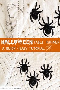 AccuQuilt Go! Halloween Medley: A Quick and Simple Table Runner | Wren Collective