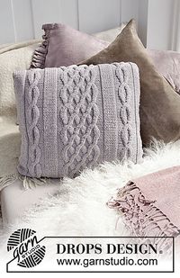 Ravelry: 183-35 Norfolk Pillow pattern by DROPS design