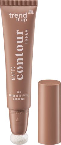 Contouring einfach gemacht – mit dem trend !t up Cream Matte Contouring in der Farbe 010 Grey Brown. Mithilfe des weichen Applikators wird ein einfaches und präzises Auftragen des Produktes ermöglicht. Die cremige Textur ist leicht verblendbar und zaubert im Handumdrehen ausdrucksstarke Konturen. Dank des integrierten Applikators eignet sich das Make-up auch ideal für unterwegs.