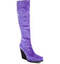 Stella McCartney Cowboy Velvet Tall Boot (Women) | Nordstrom