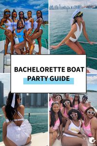 No bachelorette party is complete without a boat rental! Check out our guide for everything you need to know when planning a bachelorette boat party!