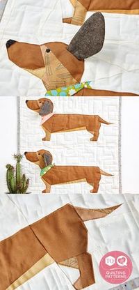 FPP Quilt, Quilt Pattern, Dachshund Pattern, Sewing Pattern, Love Patchwork & Quilting, Digital Quilt Pattern, Jo Carter, Instant Download - Etsy UK