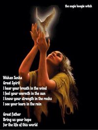 Wankan Tanka is the "Great Mystery". He is the supreme being of the Lakota.