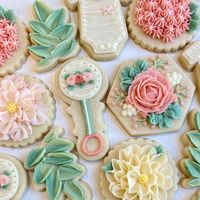 Oh, how dreary of a January morning-hoping these beauties bring you warm sunny thoughts ☀️🌿 • • #buttercreamsugarcookies… | Instagram